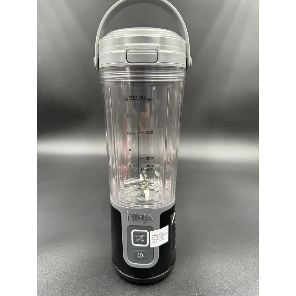 Ninja Blast 18 oz. Portable Blender - Black BC100BK - Used